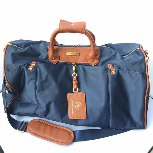 adrienne vittadini nylon duffle